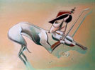 Serenade, oil on canvas, 12