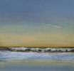 Sunset, an acrylic on board, at 30 x 30 cms.