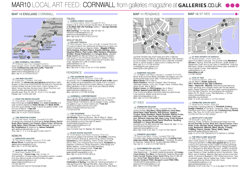 Galleries March  2010 map-pdf