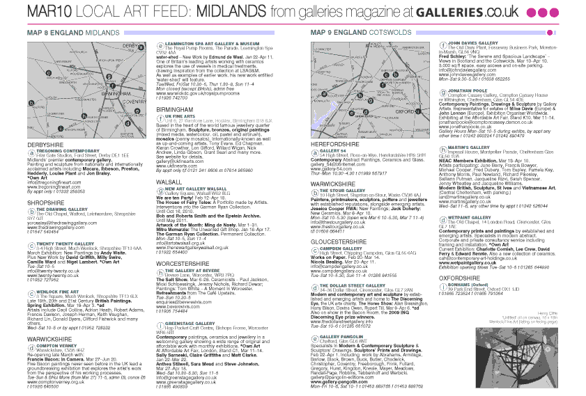 Galleries March  2010 map-pdf