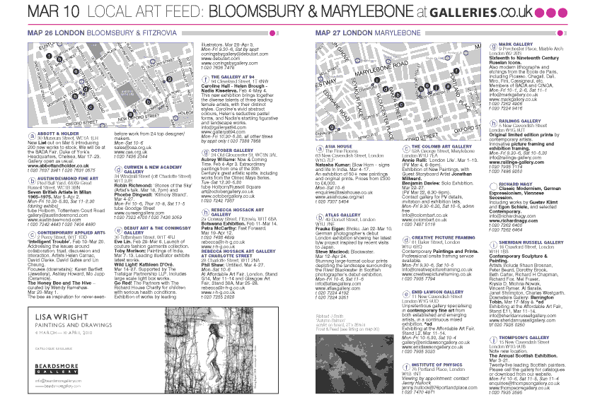 Galleries March  2010 map-pdf