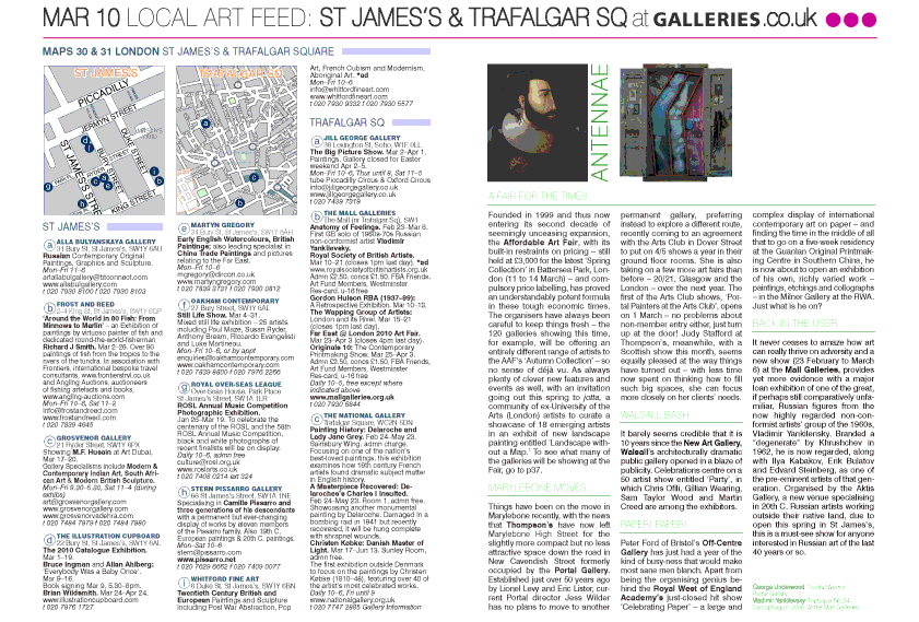 Galleries March  2010 map-pdf