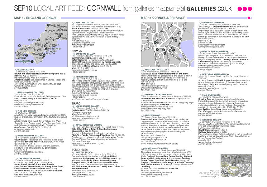 Galleries September  2010 map-pdf