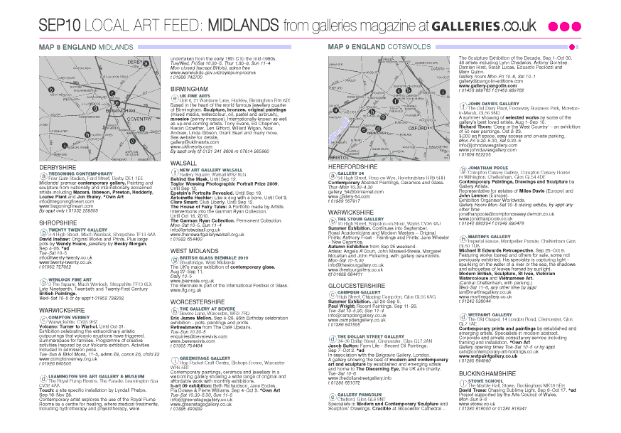 Galleries September  2010 map-pdf