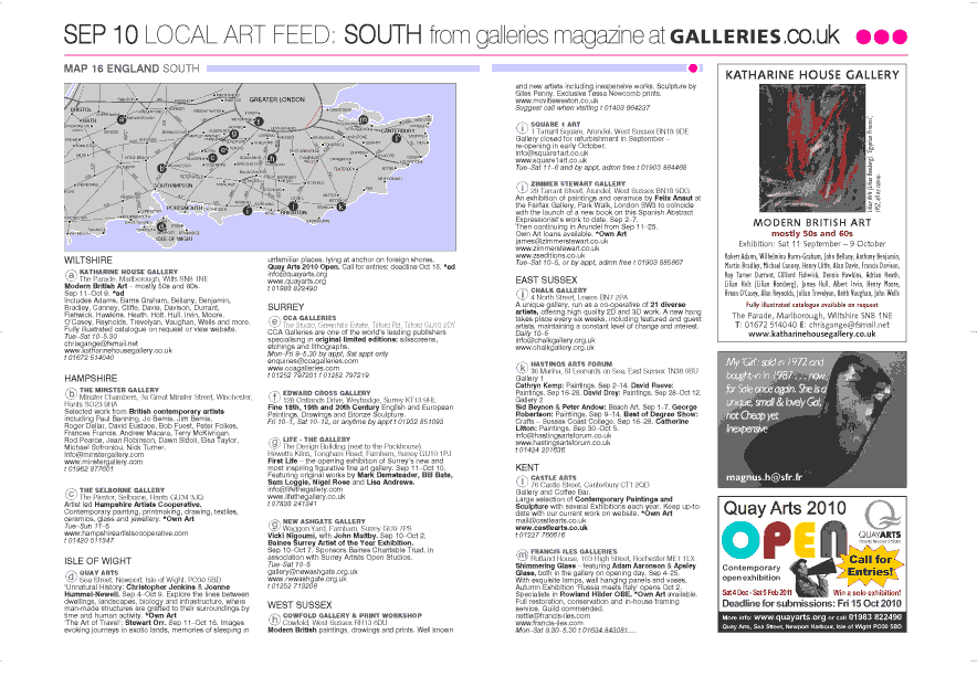 Galleries September  2010 map-pdf
