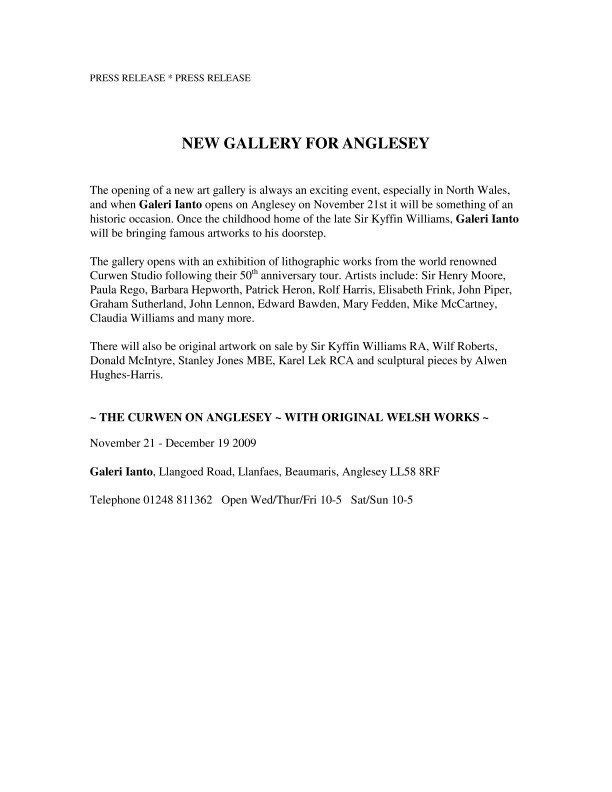 GALERI IANTO New gallery opening - Galleries magazine